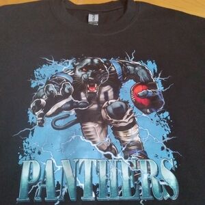 Carolina Panthers Black Gildan‎ Graphic Sweatshirt Medium